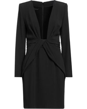 Emporio Armani Mini Dress Viscose, Acetate, Elastane - Black
