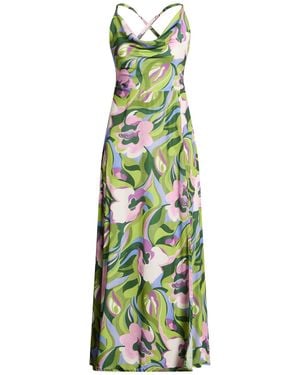 Berna Maxi Dress Polyester, Elastane - Green