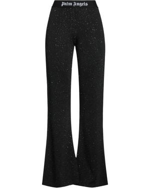 Palm Angels Wide Trousers - Black