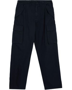 Burberry Trousers Cotton - Blue