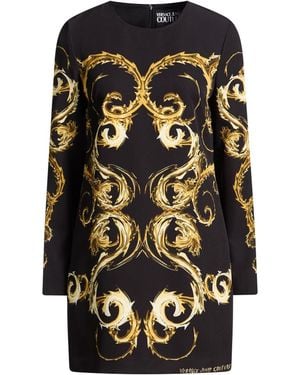 Versace Jeans Couture Mini Dress Polyester, Elastane - Black