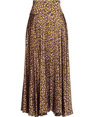 Siyu Marigold Maxi Skirt Viscose - Brown