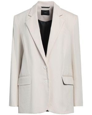 LEBRAND Blazer Cotton, Elastane - White