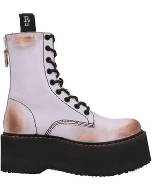 R13 Botines de caña alta - Morado