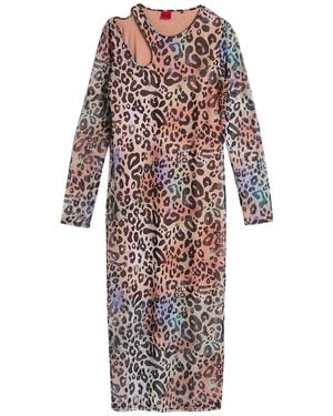 HUGO Midi Dress Polyester, Elastane - White
