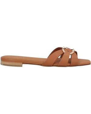 Twinset Sandals Cow Leather - Brown