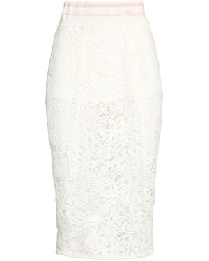 REVISE CONCEPT Midi Skirt Nylon, Cotton - White