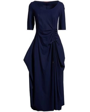 High Midnight Midi Dress Nylon, Elastane - Blue