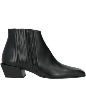 Ras Ankle Boots Leather - Black