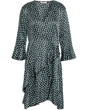 GAUDI Mini Dress Polyester, Elastane - Black