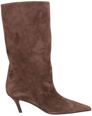 AMINA MUADDI Boot Leather - Brown
