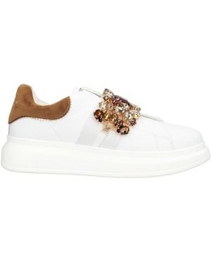 Tosca Blu Sneakers Leather, Textile Fibers - White