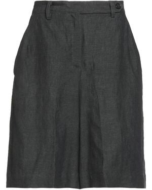 Massimo Alba Shorts & Bermuda Shorts Linen - Gray