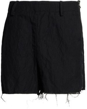Masnada Shorts & Bermuda Shorts Virgin Wool, Cotton, Metal - Black