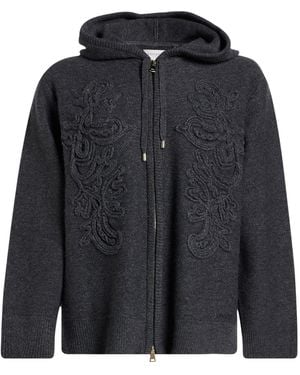 Ermanno Scervino Cardigan Wool, Polyamide - Black