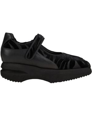 PAULA CANOVAS DEL VAS Pumps Textile Fibers - Black