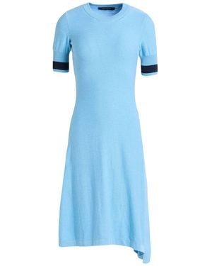 Cedric Charlier Mini Dress Wool - Blue