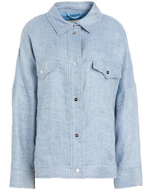 Herno Sky Jacket Linen, Metallic Fibre, Polyamide - Blue