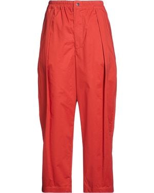 .., merci italia Pants Cotton, Elastane - Red
