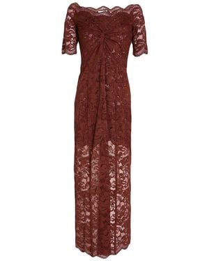 Rabanne Maxi Dress Polyamide, Elastane - Red
