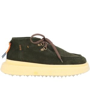 Barracuda Lace-Up Shoes Leather - Green