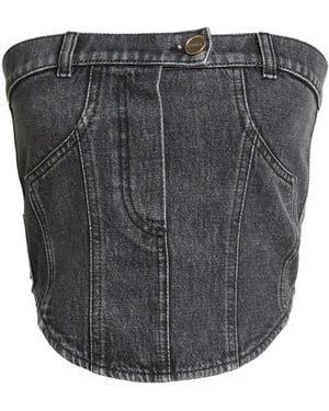 Erika Cavallini Semi Couture Top Cotton - Gray