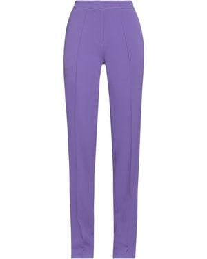 hinnominate Pants Polyester, Elastane - Purple