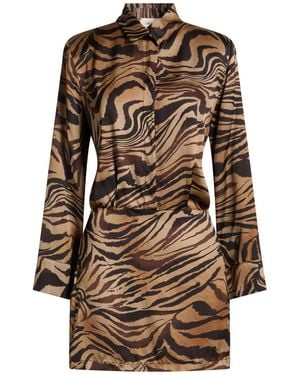 ViCOLO Mini Dresses - Brown