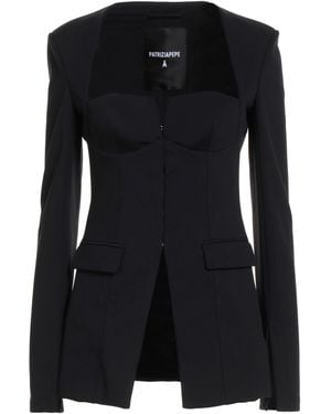 Patrizia Pepe Essential Jacket Polyamide, Elastane - Black