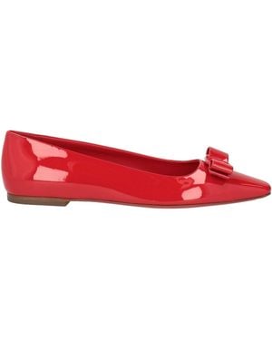Ferragamo Flat Shoes - Red