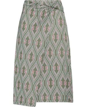 Niu Midi Skirt Viscose, Polyamide, Metallic Fibre, Elastane - Grey