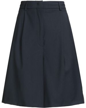 Weekend by Maxmara Midnight Shorts & Bermuda Shorts Virgin Wool - Blue