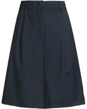 Weekend by Maxmara Midnight Shorts & Bermuda Shorts Virgin Wool - Blue