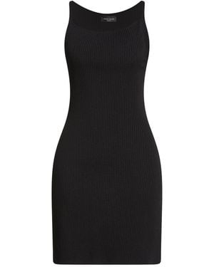 Roberto Collina Mini Dress Viscose, Polyester - Black