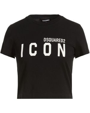 DSquared² T-Shirt Cotton - Black