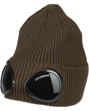 C.P. Company Khaki Hat Cotton - Brown