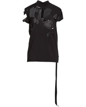 Rick Owens Camiseta - Negro