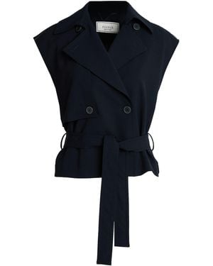 Peserico Midnight Vest Polyester, Virgin Wool, Elastane - Black
