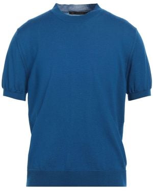 Low Brand Pullover - Bleu