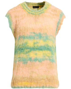 Roberto Collina Apricot Sweater Merino Wool - Yellow