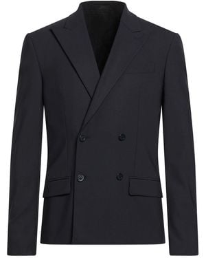 Bikkembergs Midnight Blazer Wool, Elastane - Blue