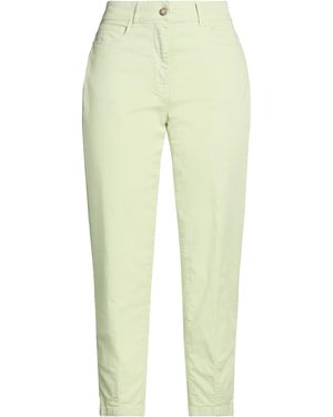 Peserico Easy Trousers Cotton, Elastane - Yellow