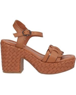 CafeNoir Sandals Leather - Brown