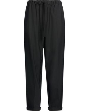 MM6 by Maison Margiela Trousers Polyester, Wool - Black