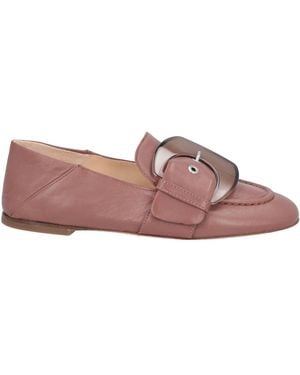 Agl Attilio Giusti Leombruni Antique Rose Loafers Leather - Pink