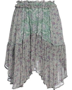 Antik Batik Mini Skirt Viscose - Gray