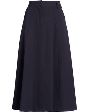 Shirtaporter Midi Skirt - Blue