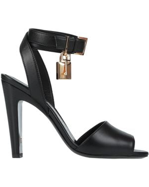 Tom Ford Sandals Calfskin, Brass - Black