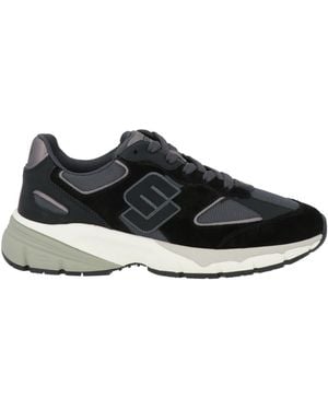 ENTERPRISE JAPAN Trainers Leather, Textile Fibres - Black