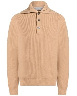 Amaranto Sand Sweater Wool, Cashmere - Natural